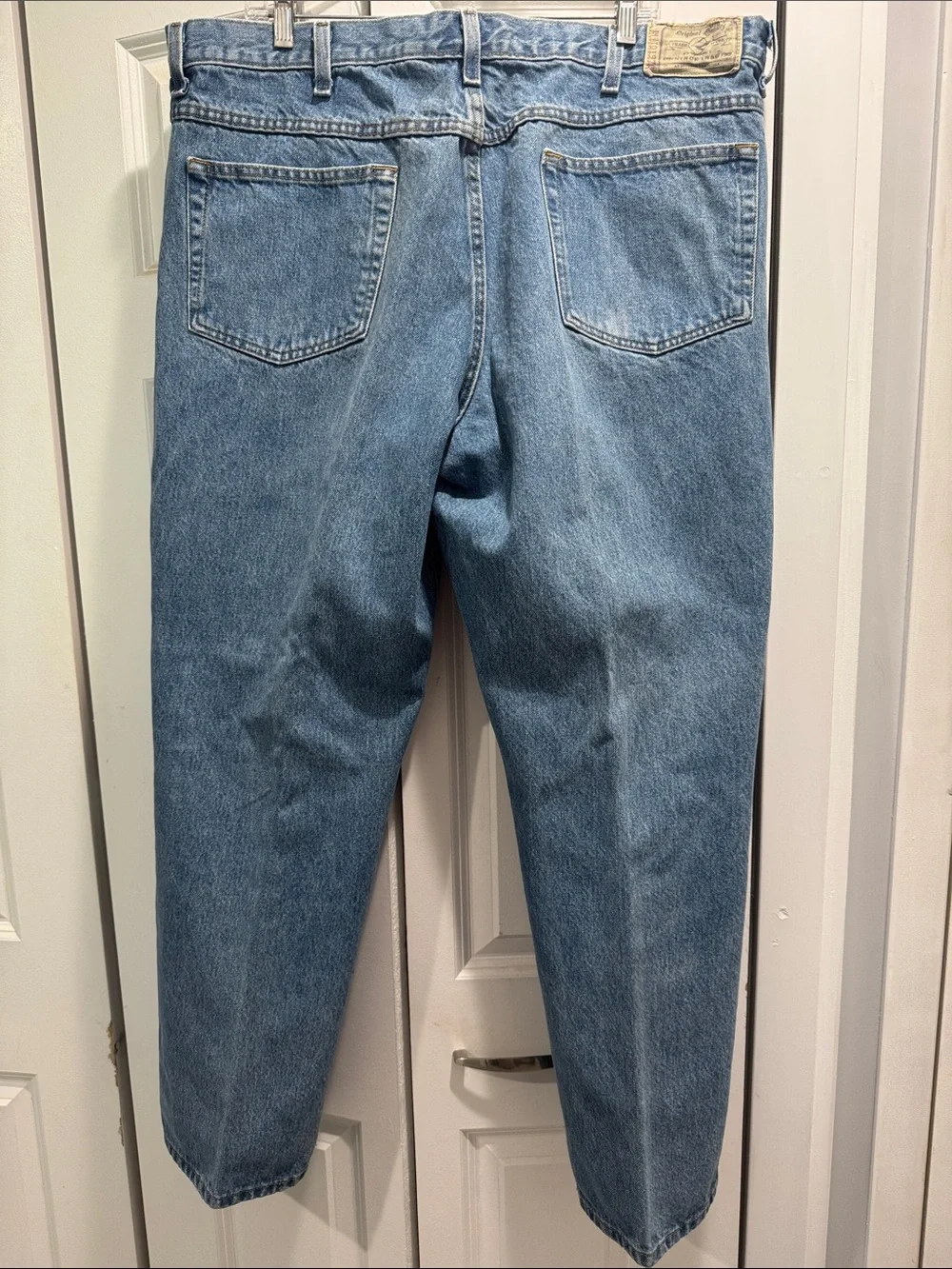 RedHead Straight-Leg Men's Light Blue Denim Jeans 42x32